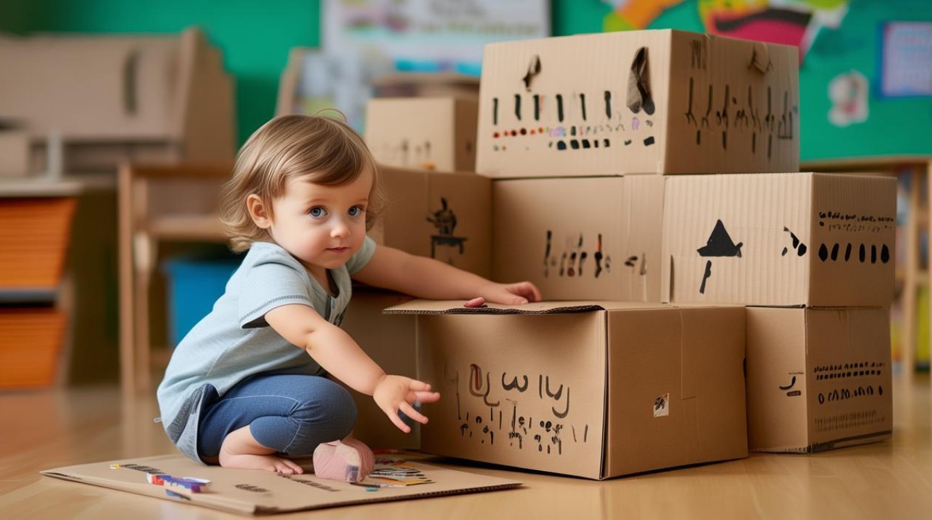 如何用纸箱板游戏设计幼儿健康教案？-图1